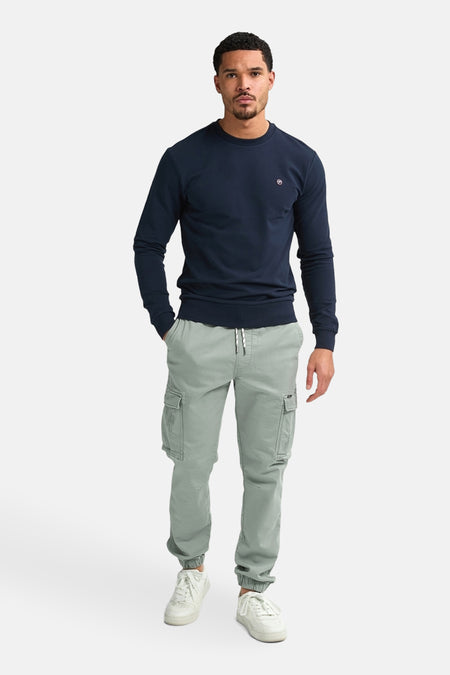 Sweater met ronde hals Blauw - Petrol Industries®