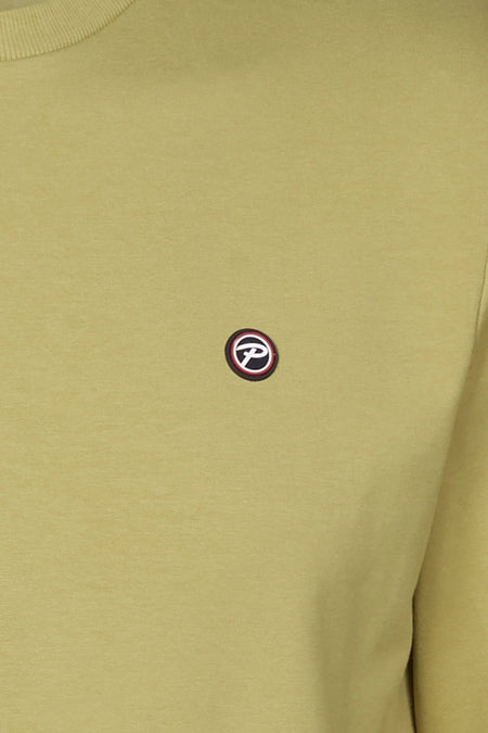 Groene sweater van Petrol Industries®, met een klein logo op de borst.