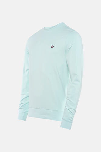 Groene sweater van Petrol Industries® met lange mouwen en een ronde hals.