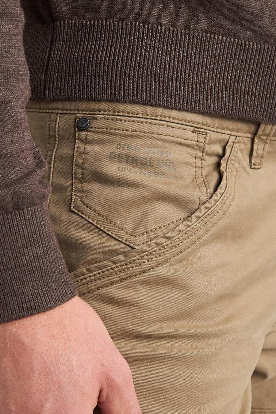 Pantalon cargo - écru