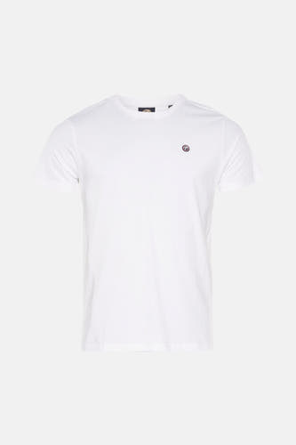 T-shirt blanc de Petrol Industries®, à manches courtes et un petit logo sur la poitrine.