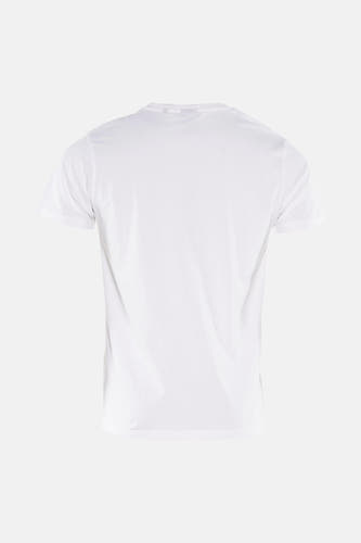 T-shirt blanc de Petrol Industries®, présenté sur un fond arrière lisse.