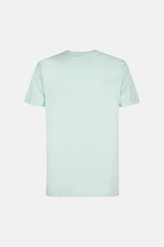 T-shirt vert à manches courtes de Petrol Industries, couleur unie au dos.