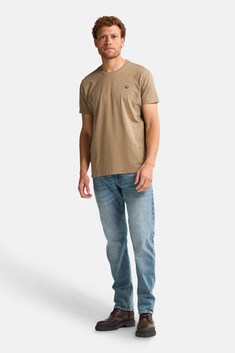 T-shirt met korte mouwen - ecru - Petrol Industries®