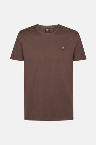 T-shirt met korte mouwen - bruin - Petrol Industries®