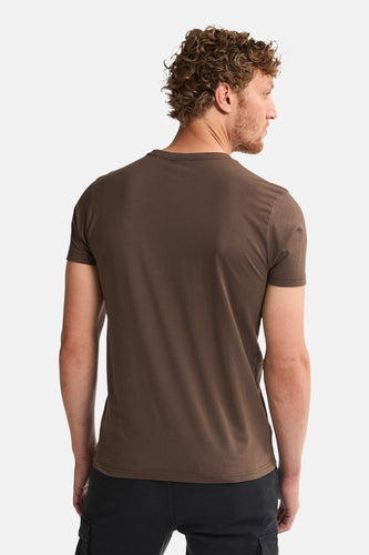 T-shirt met korte mouwen - bruin - Petrol Industries®