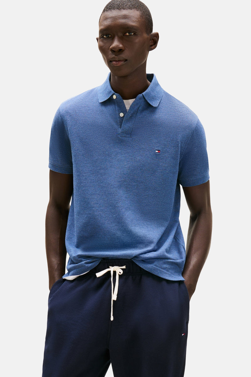 Heren tops polo korte mouw Blauw - TOMMY HILFIGER