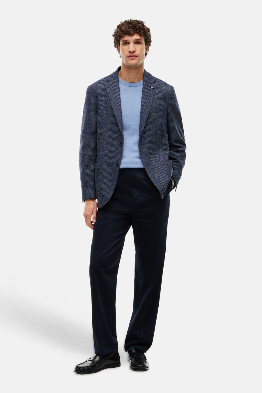 Pull col O bleu - TOMMY HILFIGER