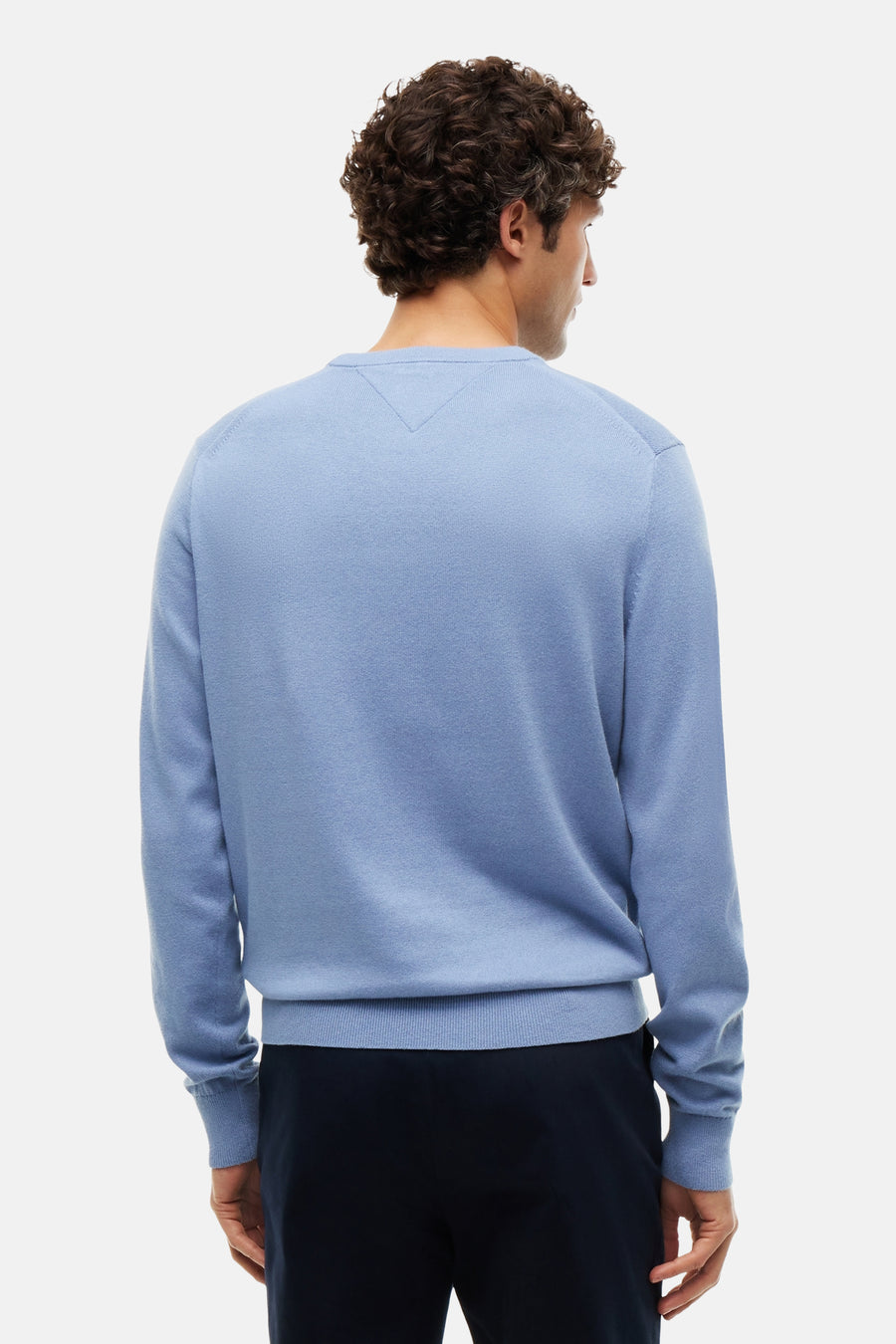Pull col O bleu - TOMMY HILFIGER