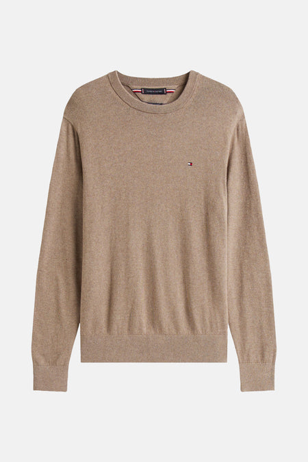 Pull col O Beige - TOMMY HILFIGER