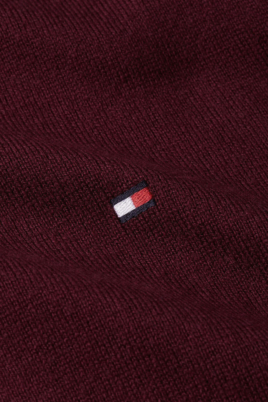 Pull à col rond - rouge