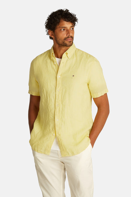 Hemd (korte mouwen) Geel - TOMMY HILFIGER