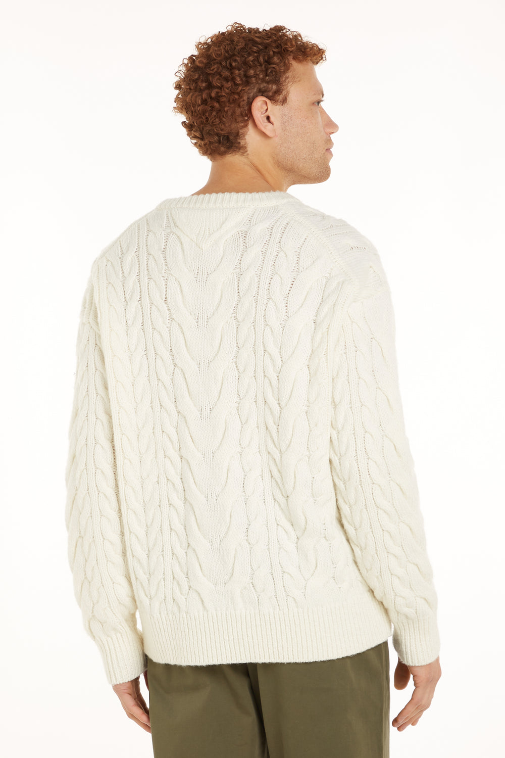Pull col O Beige - Tommy Hilfiger