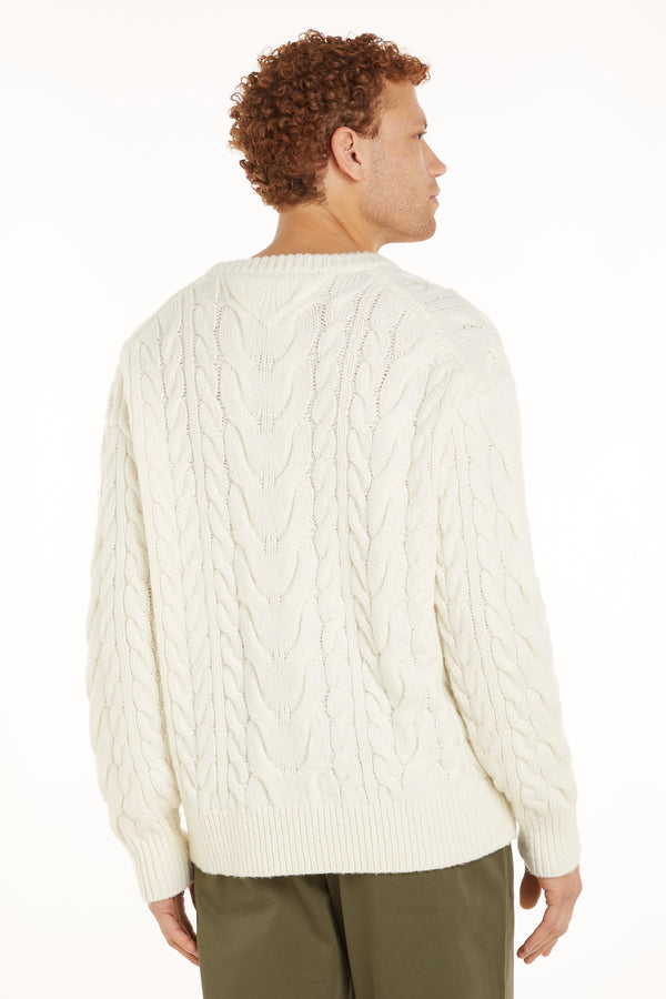 Trui met ronde hals Beige - Tommy Hilfiger