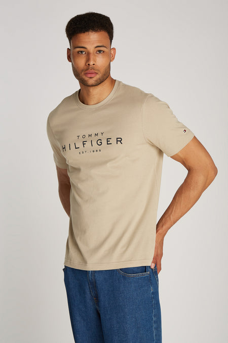 T-shirt (korte mouwen) Beige - TOMMY HILFIGER