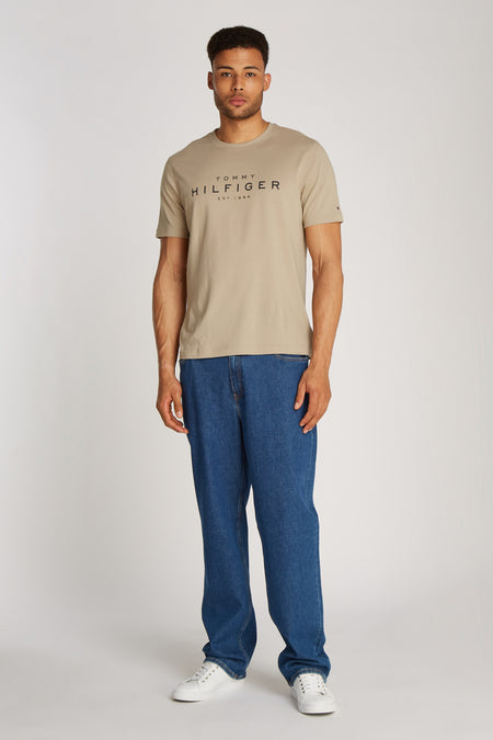 T-shirt (korte mouwen) Beige - TOMMY HILFIGER