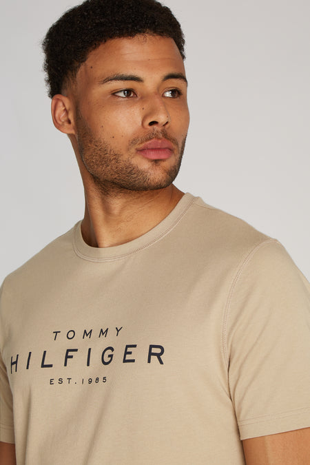 T-shirt (korte mouwen) Beige - TOMMY HILFIGER