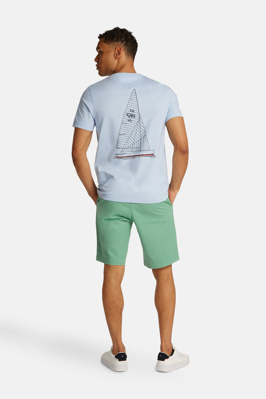 T-shirt met korte mouwen - blauw