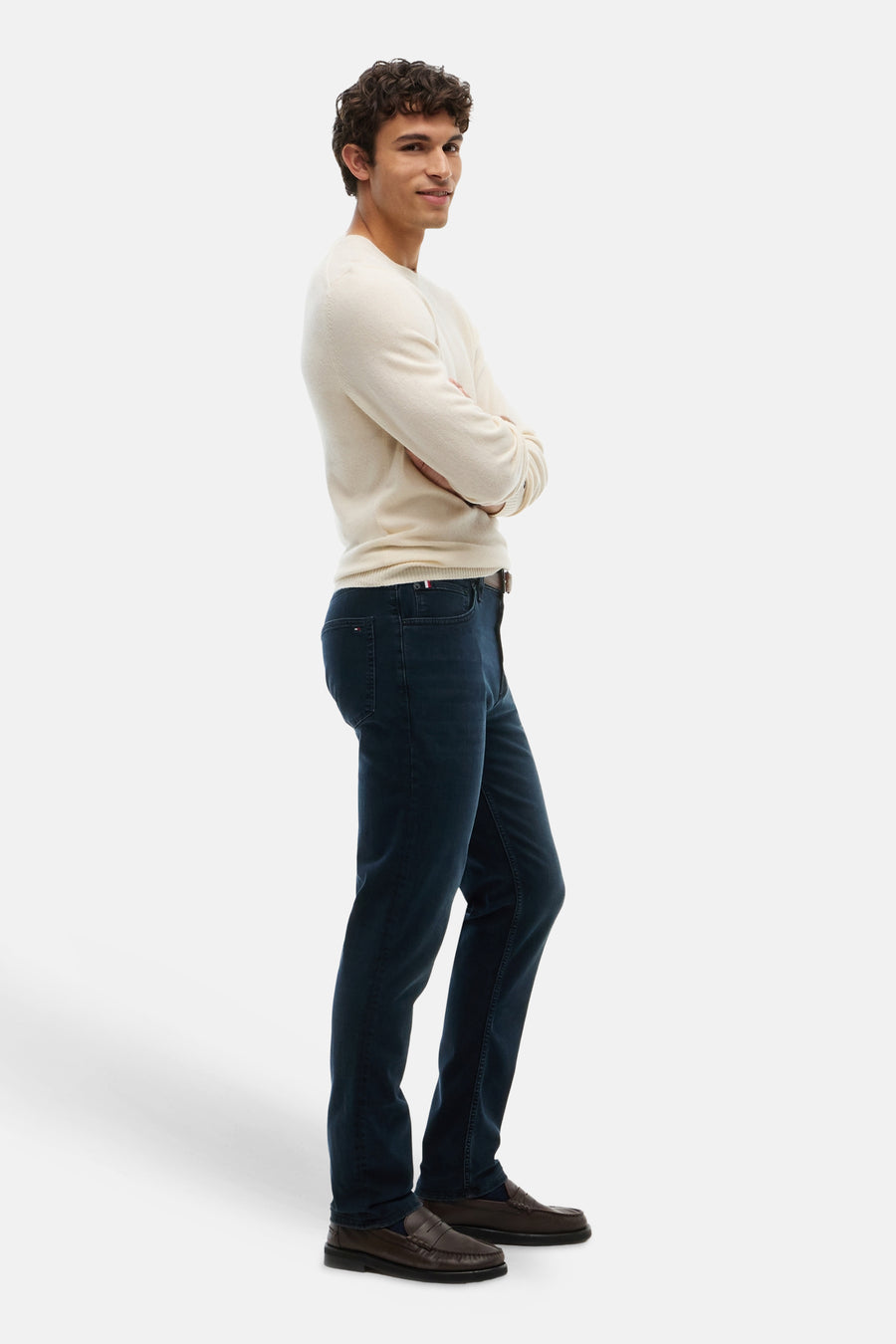 DENTON - blue black denim