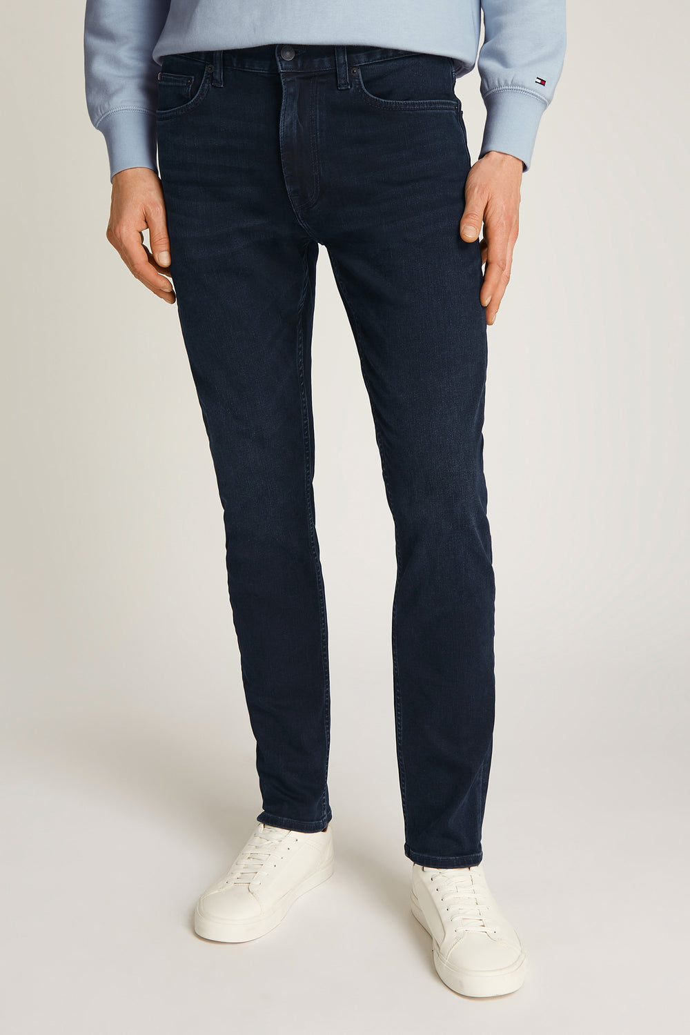 Jeans straight Blue black denim - Tommy Hilfiger