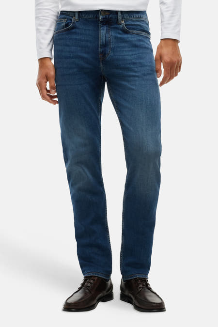 BLEECKER - mid blue denim