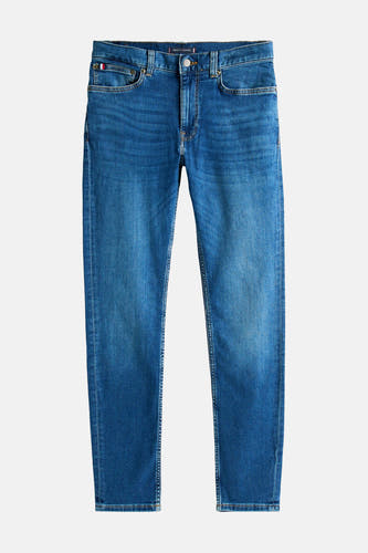 Slim fit jeans van TOMMY HILFIGER in mid blue denim.