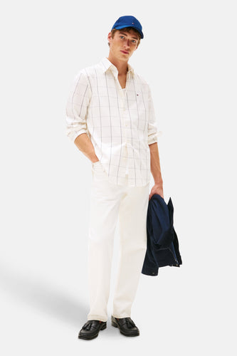 Hemd met lange mouwen - beige - TOMMY HILFIGER