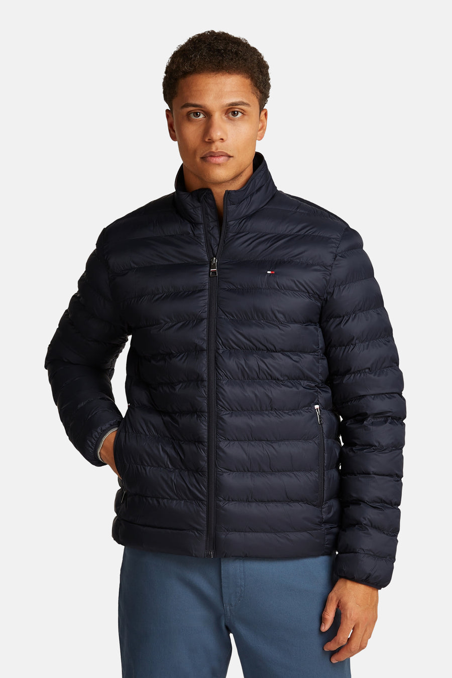 Korte jas - blauw - TOMMY HILFIGER