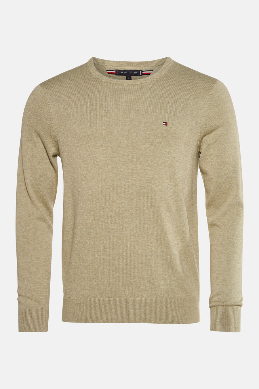 Pull à col rond - vert - TOMMY HILFIGER