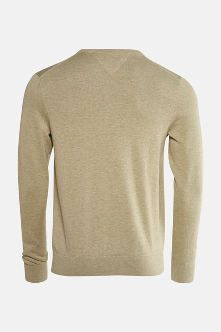 Pull col O Vert - TOMMY HILFIGER