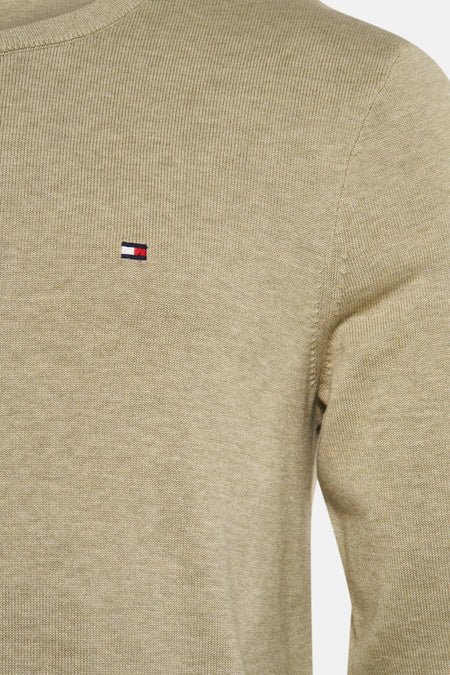 Pull met ronde hals - groen