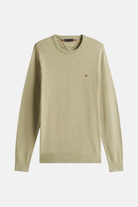 Pull col O Vert - TOMMY HILFIGER