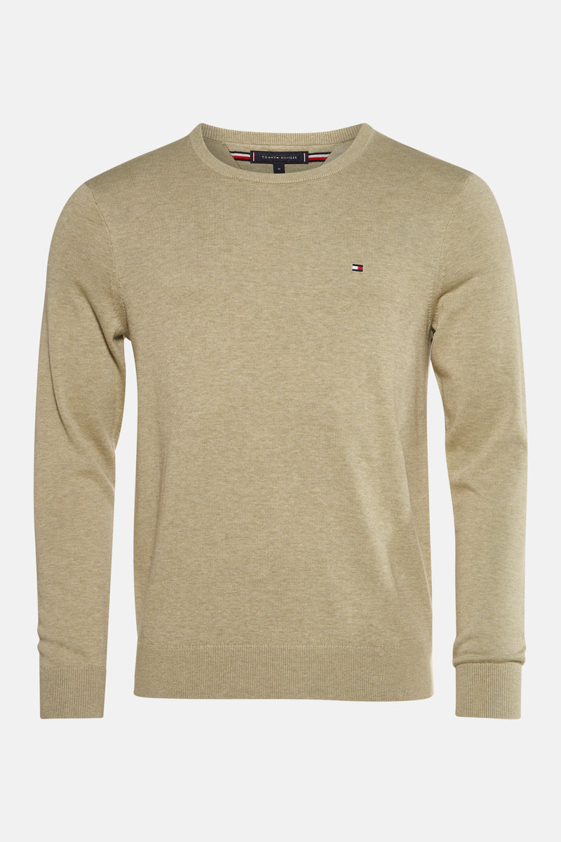 Pull met ronde hals - groen