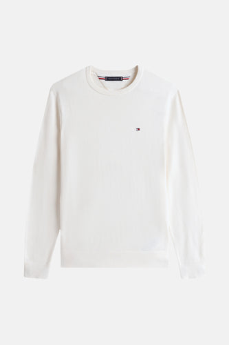 Pull met ronde hals - ecru - TOMMY HILFIGER