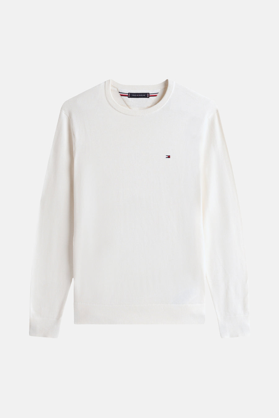 Pull met ronde hals - ecru - TOMMY HILFIGER