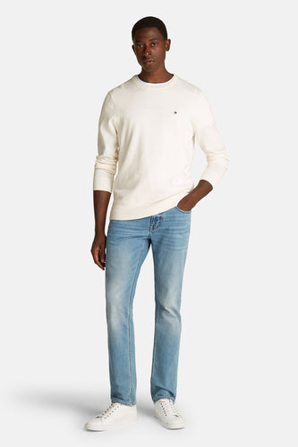 Pull met ronde hals - ecru - TOMMY HILFIGER