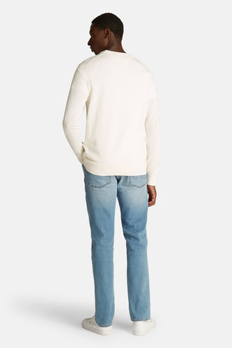 Pull met ronde hals - ecru - TOMMY HILFIGER