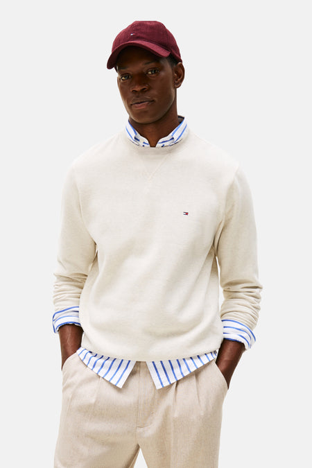 Sweat col O Écru - Tommy Hilfiger