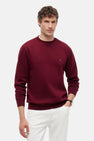 Sweater O-hals - Bordeaux