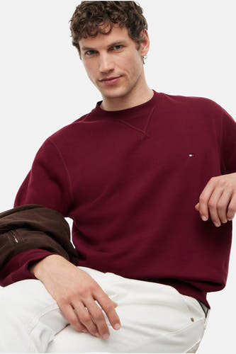 Sweater O-hals - Bordeaux