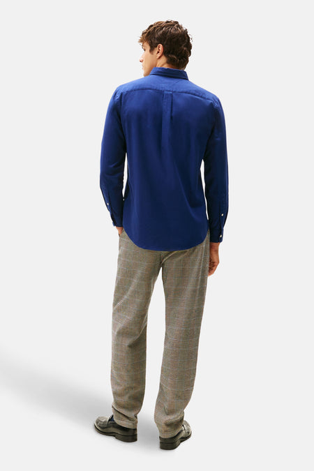 Hemd met lange mouwen - blauw