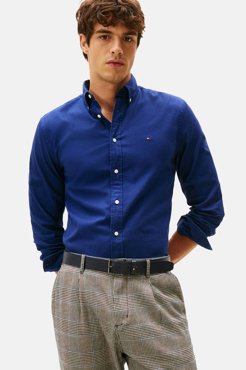 Hemd met lange mouwen - blauw