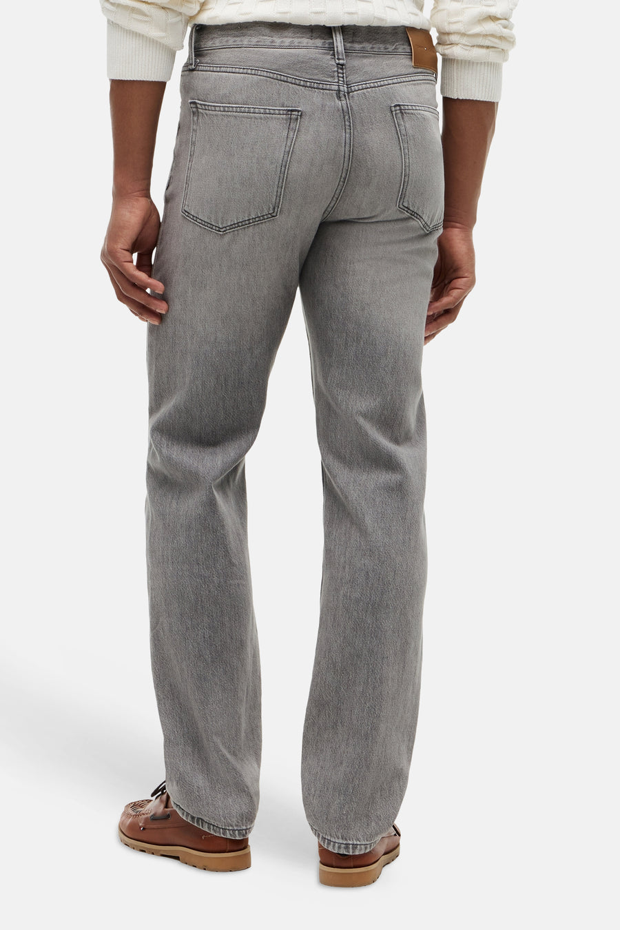 Jeans straight grey denim - TOMMY HILFIGER