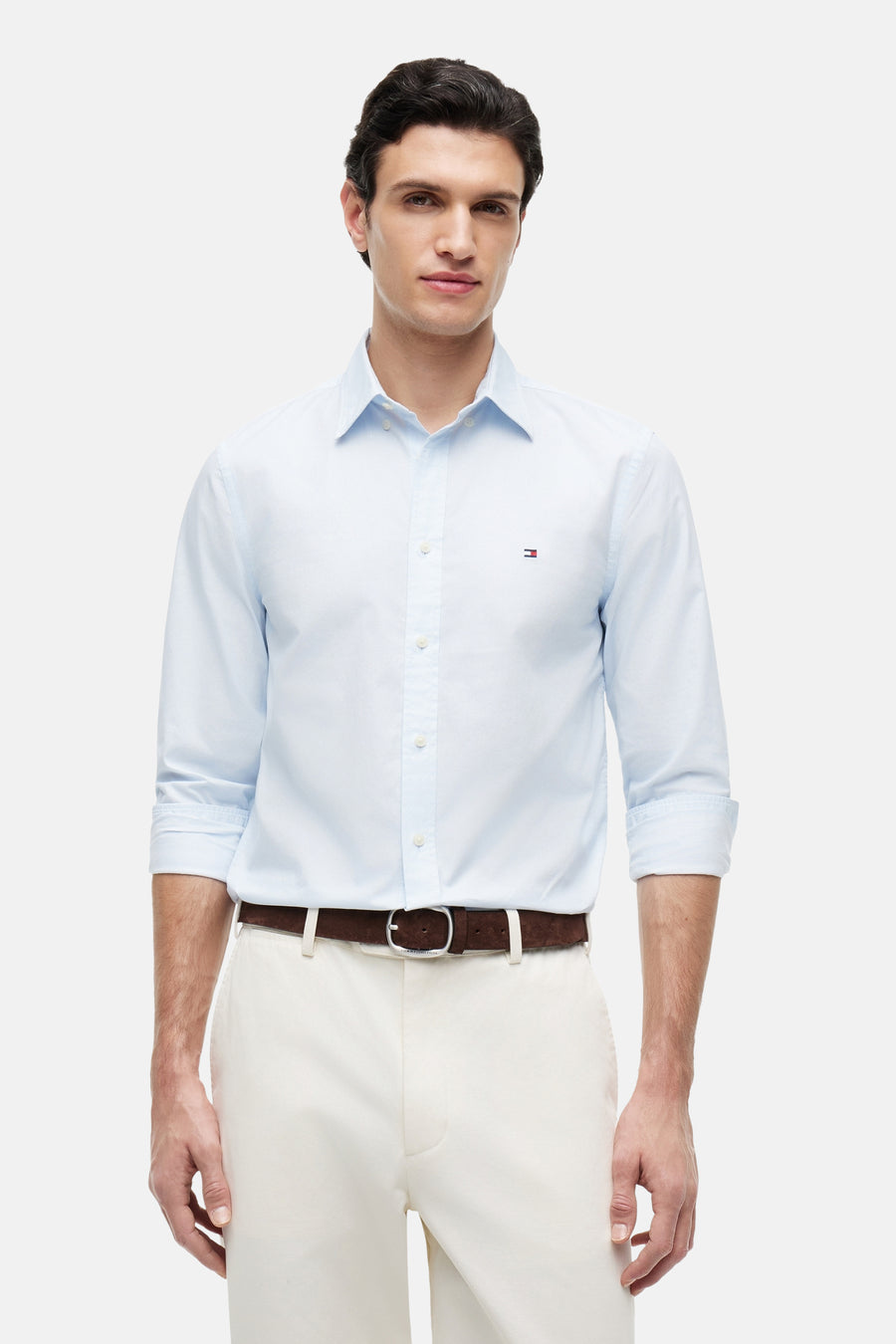 Hemd (lange mouwen) blauw - TOMMY HILFIGER