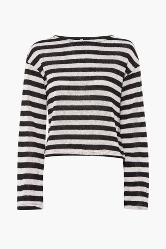 Pull à col rond - noir