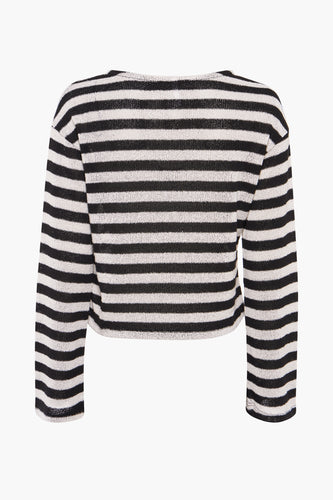 Pull à col rond - noir