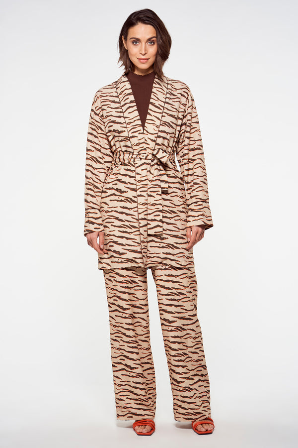 Gilet Brun - NOOR BY NORA GHARIB