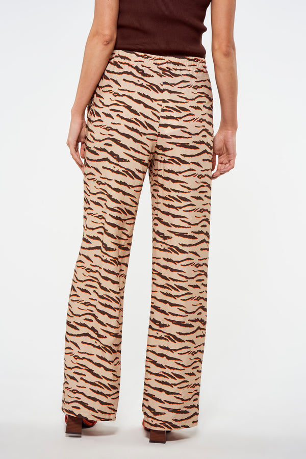 Pantalon Brun - NOOR BY NORA GHARIB