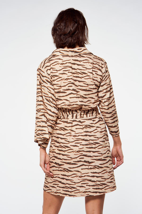 Robe courtes Brun - NOOR BY NORA GHARIB