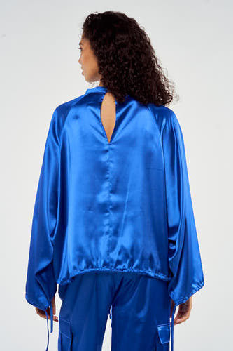 Hemd met lange mouwen - blauw